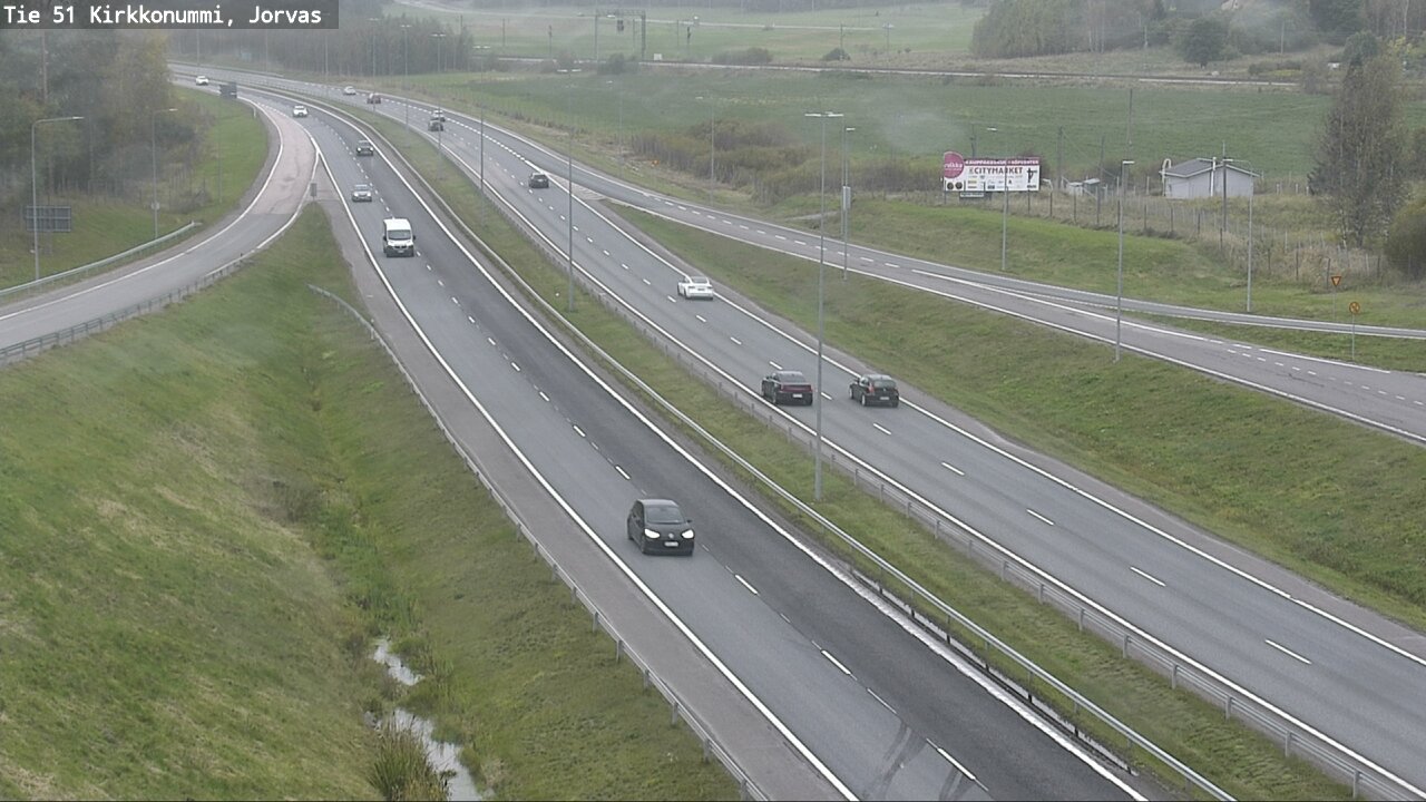 Kelikamerat Kuva Tie 51 Kirkkonummi, Jorvas, Kirkkonummi, Uusimaa