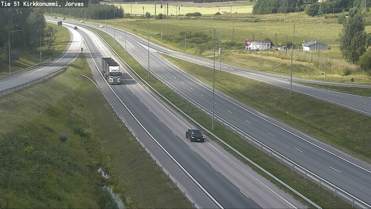 Weather Camera Image Road 51 Kirkkonummi, Jorvas, Kirkkonummi, Uusimaa