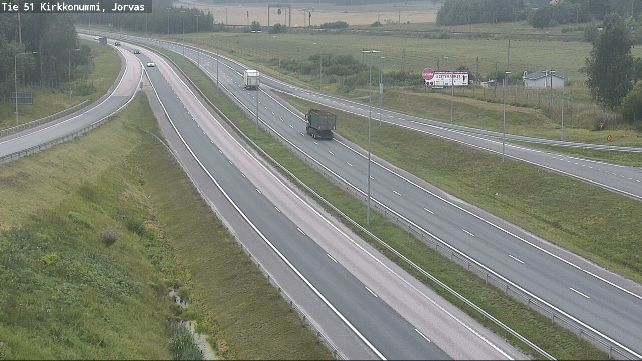 Weather Camera Image Road 51 Kirkkonummi, Jorvas, Kirkkonummi, Uusimaa