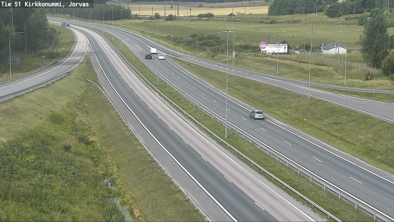 Weather Camera Image Road 51 Kirkkonummi, Jorvas, Kirkkonummi, Uusimaa