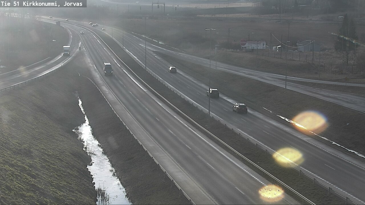 Weather Camera Image Road 51 Kirkkonummi, Jorvas, Kirkkonummi, Uusimaa