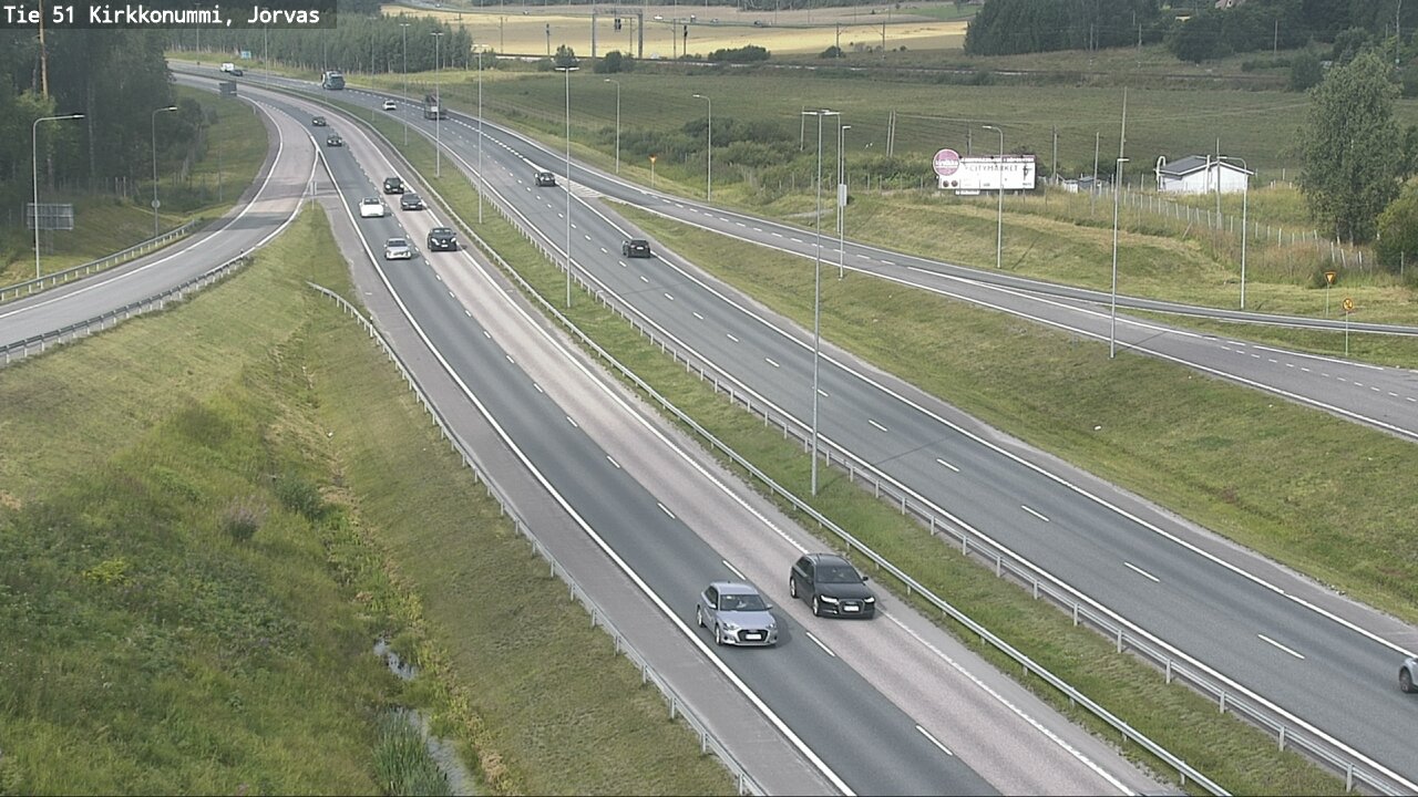 Weather Camera Image Road 51 Kirkkonummi, Jorvas, Kirkkonummi, Uusimaa