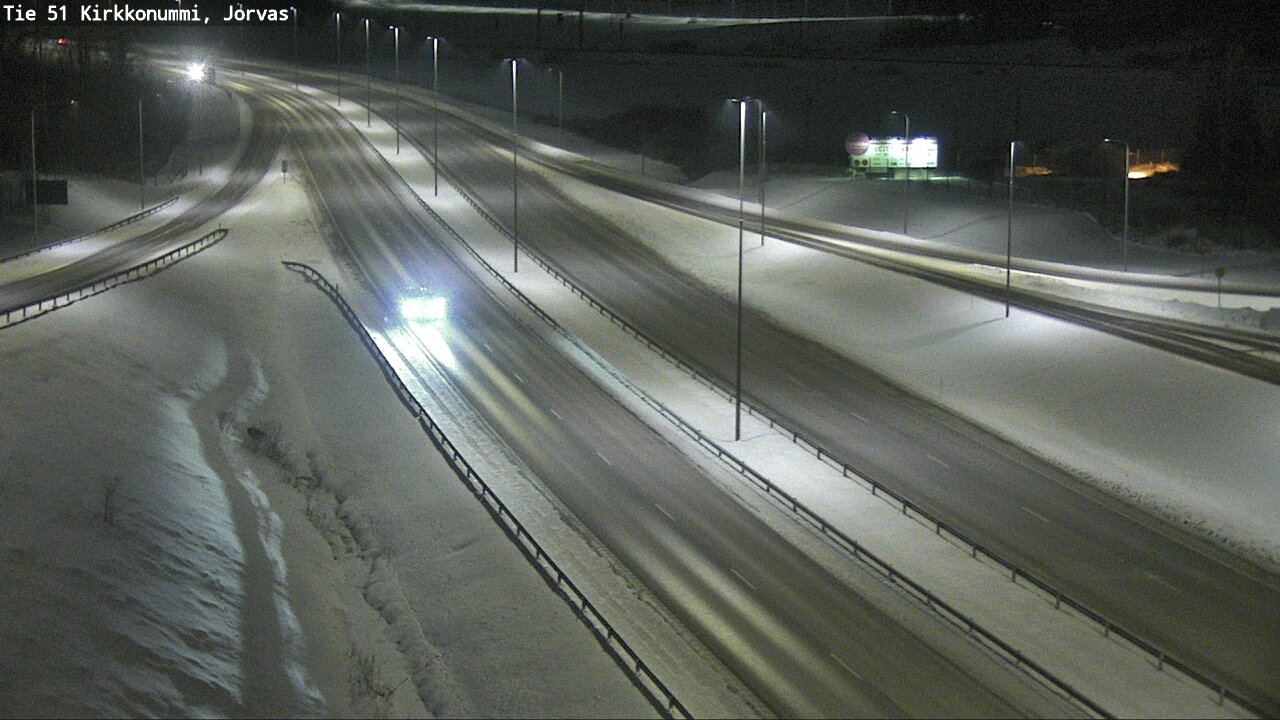 Weather Camera Image Road 51 Kirkkonummi, Jorvas, Kirkkonummi, Uusimaa