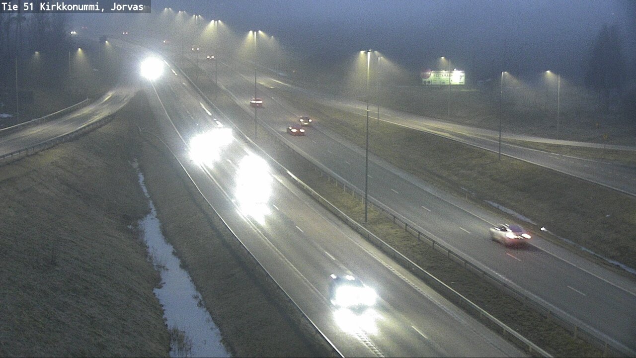 Weather Camera Image Road 51 Kirkkonummi, Jorvas, Kirkkonummi, Uusimaa