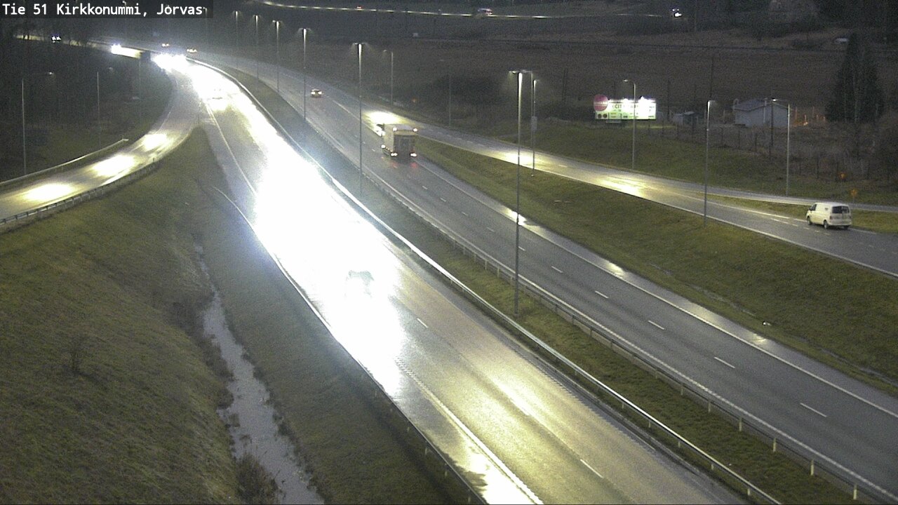 Weather Camera Image Väg 51 Kyrkslätt, Jorvas, Kirkkonummi, Uusimaa