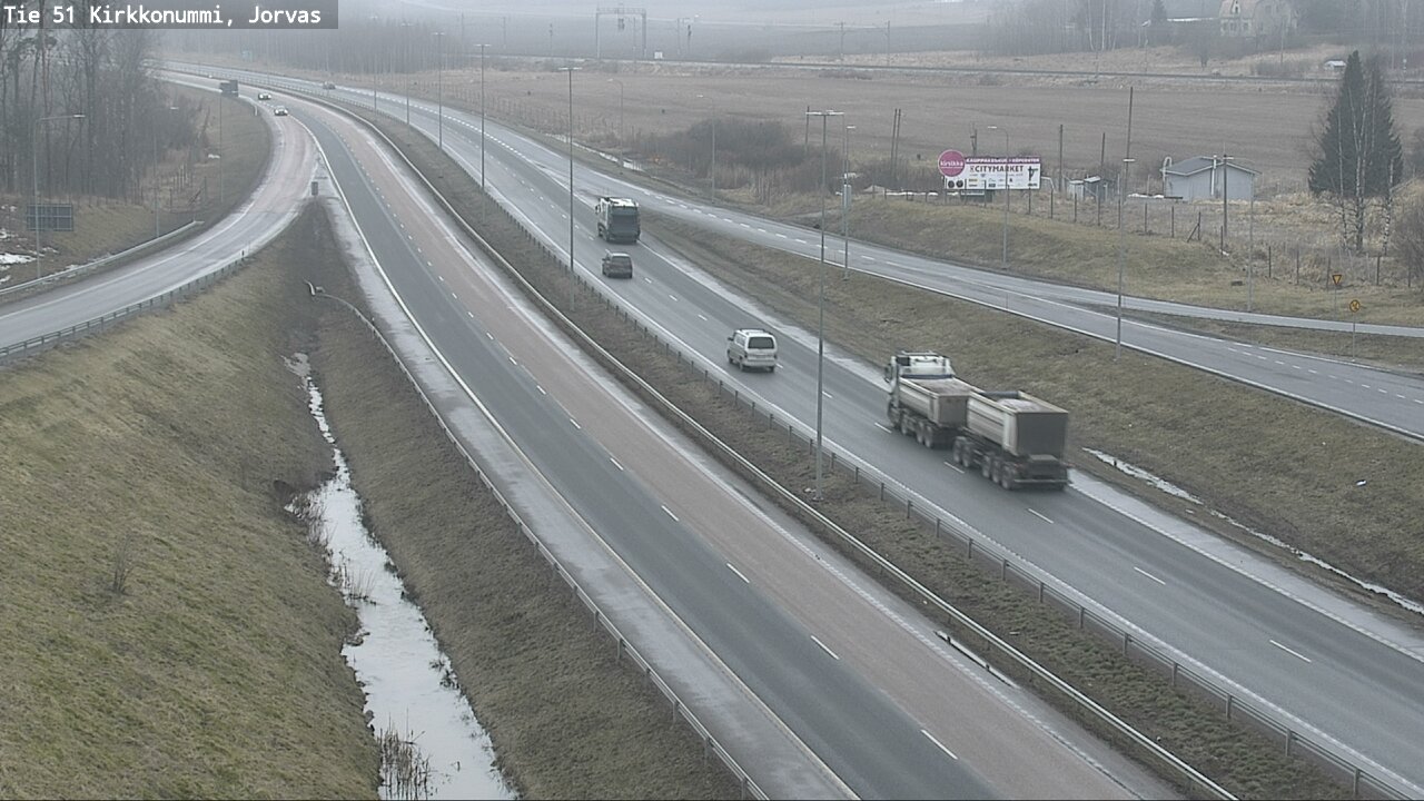 Weather Camera Image Road 51 Kirkkonummi, Jorvas, Kirkkonummi, Uusimaa