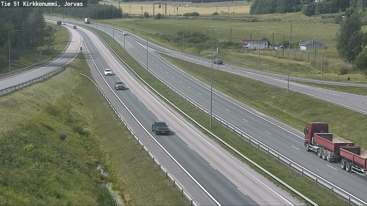 Weather Camera Image Road 51 Kirkkonummi, Jorvas, Kirkkonummi, Uusimaa