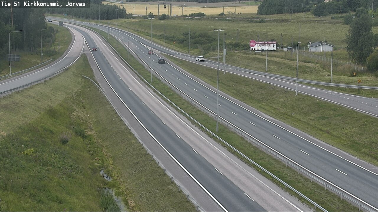 Weather Camera Image Road 51 Kirkkonummi, Jorvas, Kirkkonummi, Uusimaa