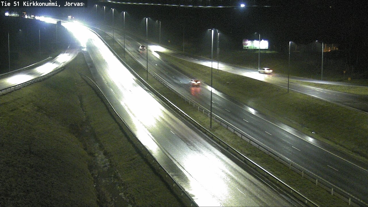 Weather Camera Image Väg 51 Kyrkslätt, Jorvas, Kirkkonummi, Uusimaa