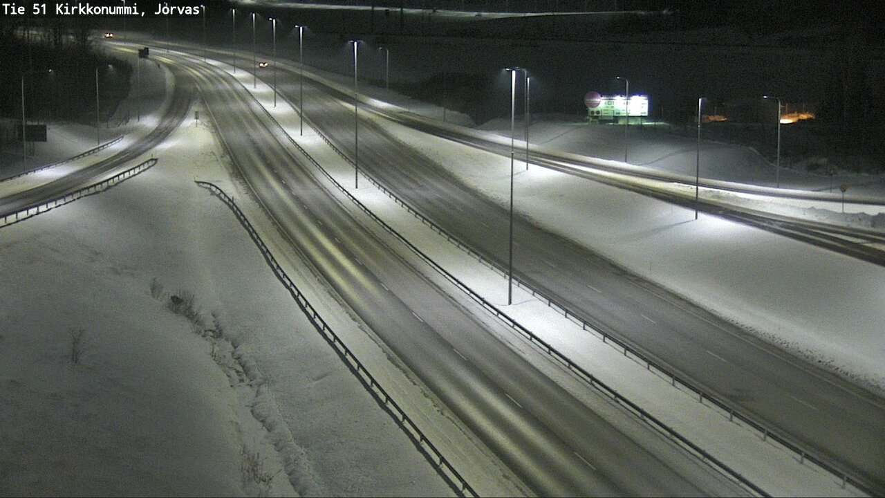 Weather Camera Image Väg 51 Kyrkslätt, Jorvas, Kirkkonummi, Uusimaa