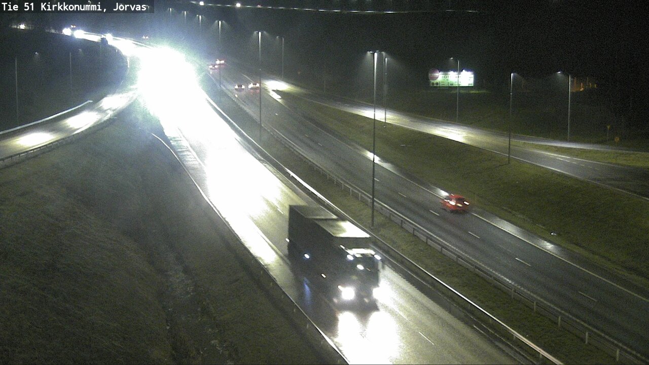 Weather Camera Image Väg 51 Kyrkslätt, Jorvas, Kirkkonummi, Uusimaa