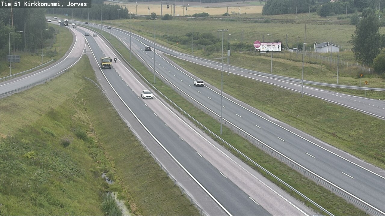 Weather Camera Image Road 51 Kirkkonummi, Jorvas, Kirkkonummi, Uusimaa
