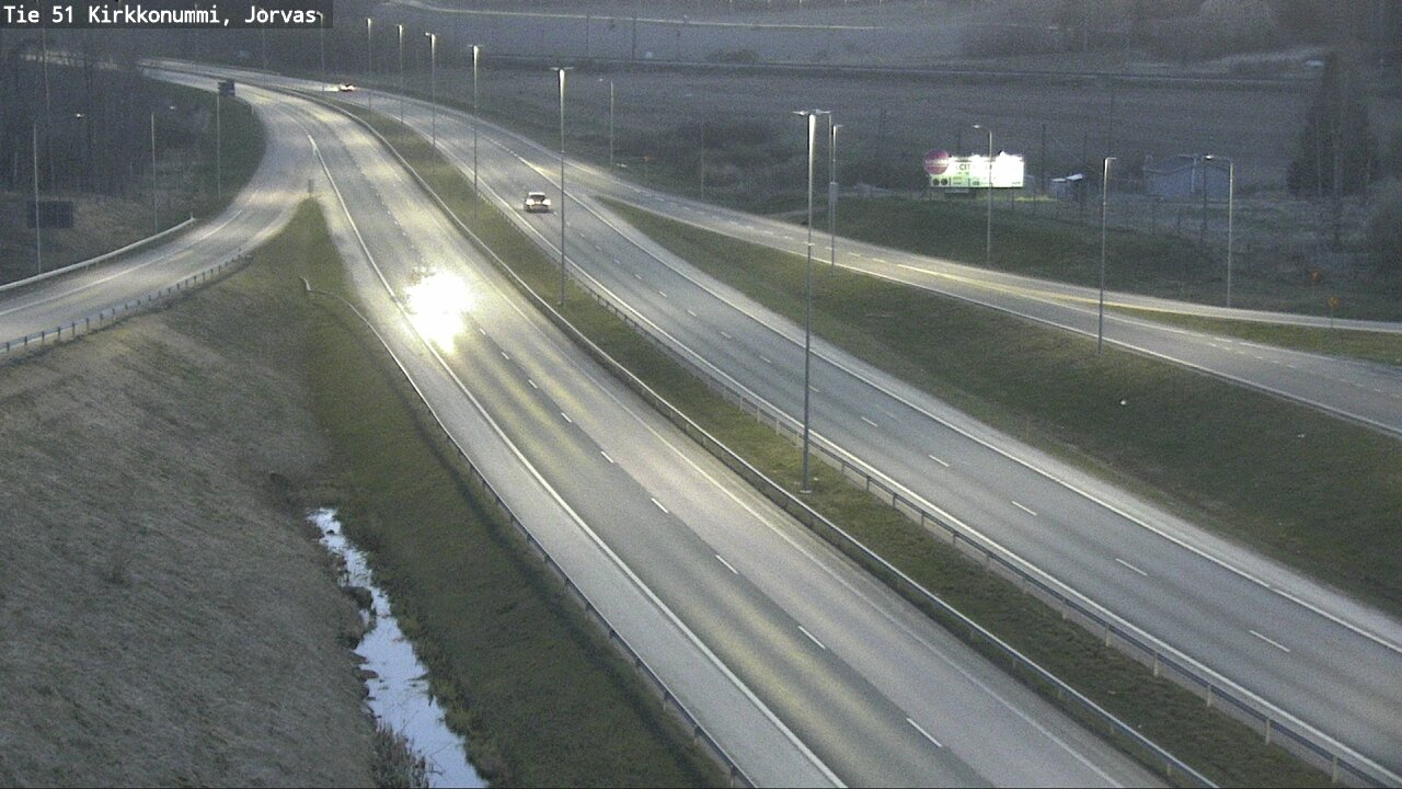 Weather Camera Image Road 51 Kirkkonummi, Jorvas, Kirkkonummi, Uusimaa