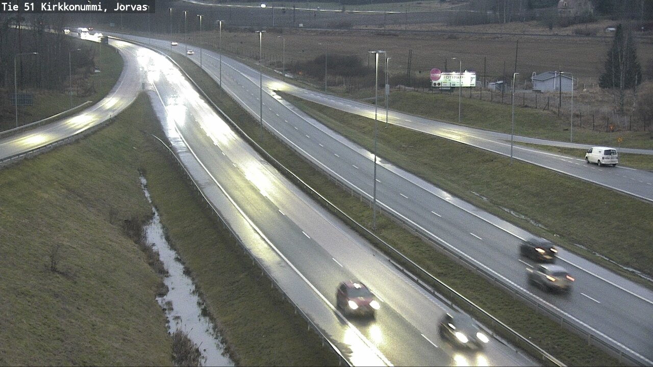 Weather Camera Image Väg 51 Kyrkslätt, Jorvas, Kirkkonummi, Uusimaa