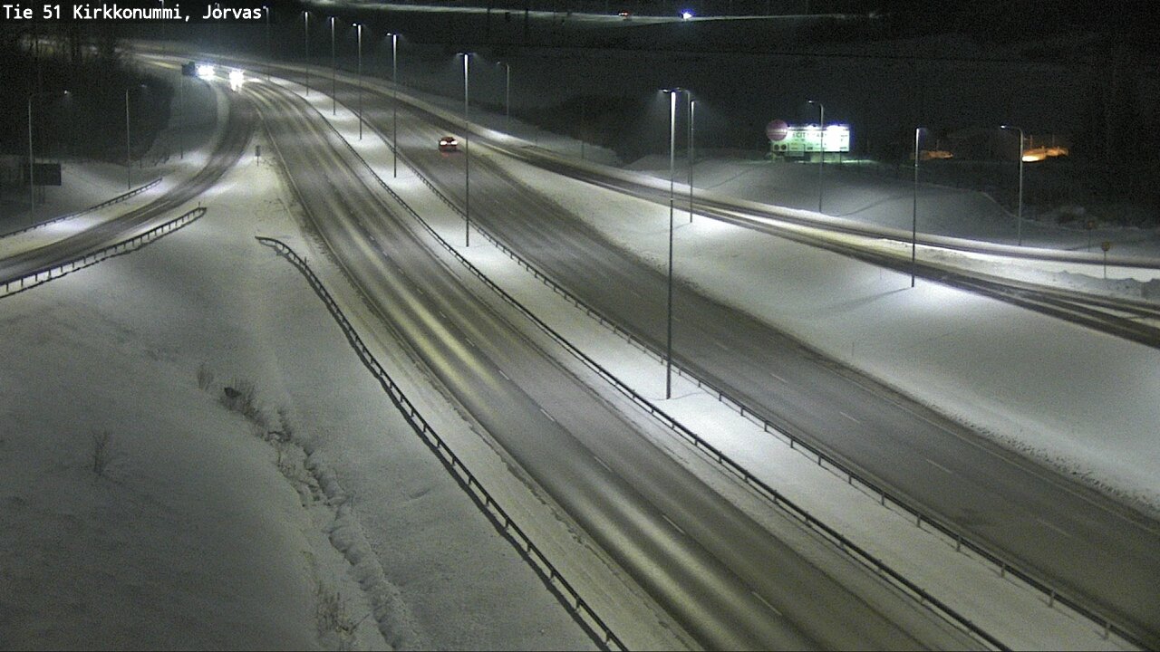 Weather Camera Image Väg 51 Kyrkslätt, Jorvas, Kirkkonummi, Uusimaa