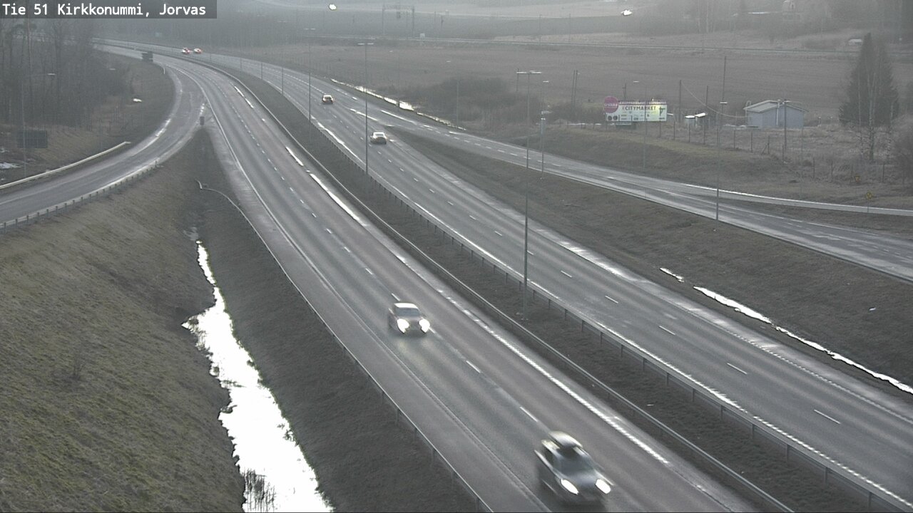 Weather Camera Image Road 51 Kirkkonummi, Jorvas, Kirkkonummi, Uusimaa
