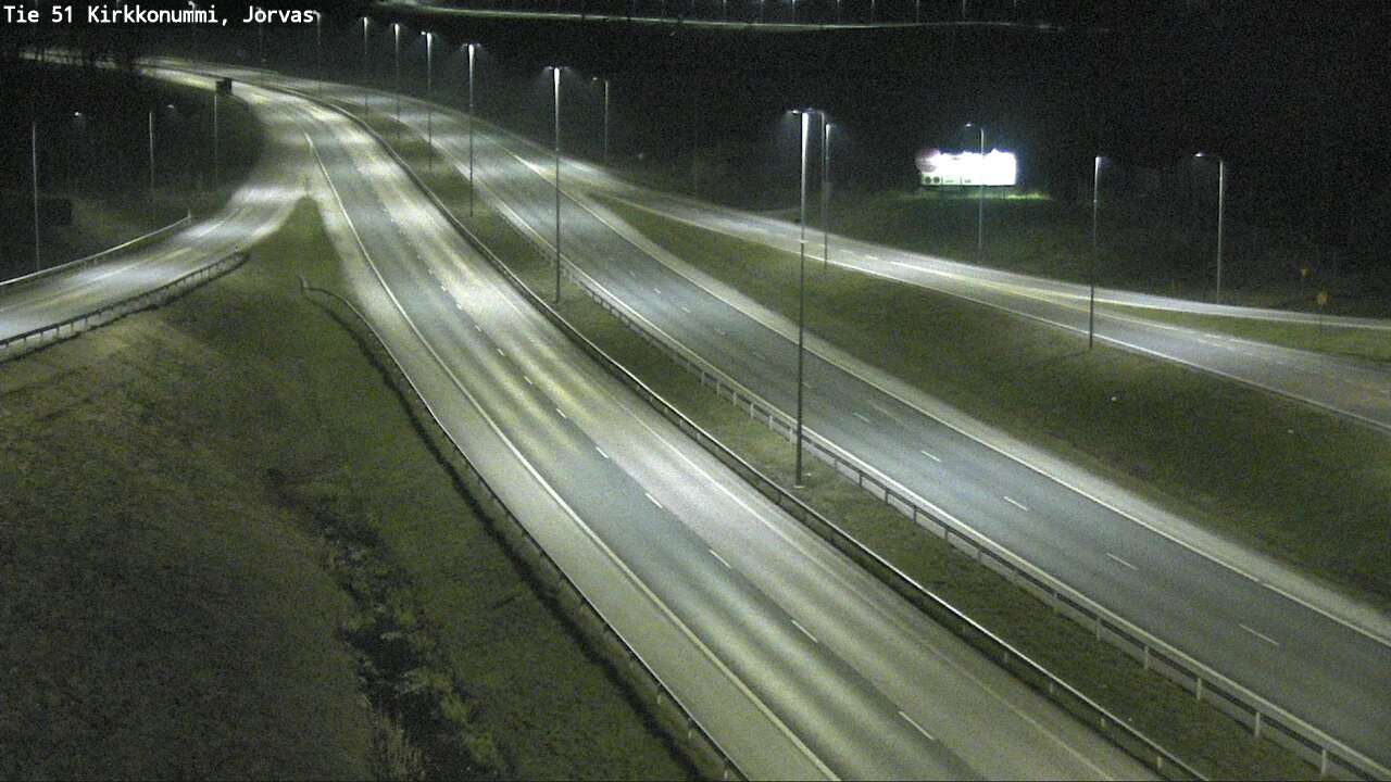 Weather Camera Image Road 51 Kirkkonummi, Jorvas, Kirkkonummi, Uusimaa
