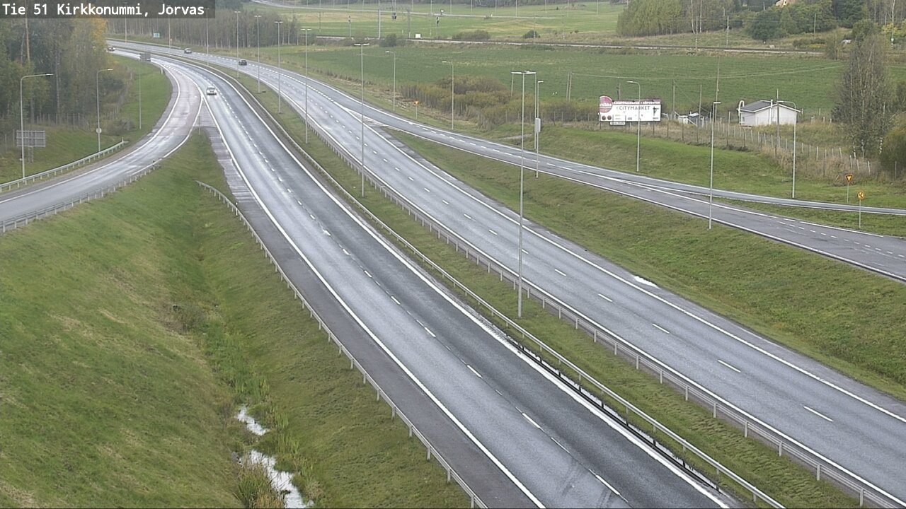 Weather Camera Image Road 51 Kirkkonummi, Jorvas, Kirkkonummi, Uusimaa