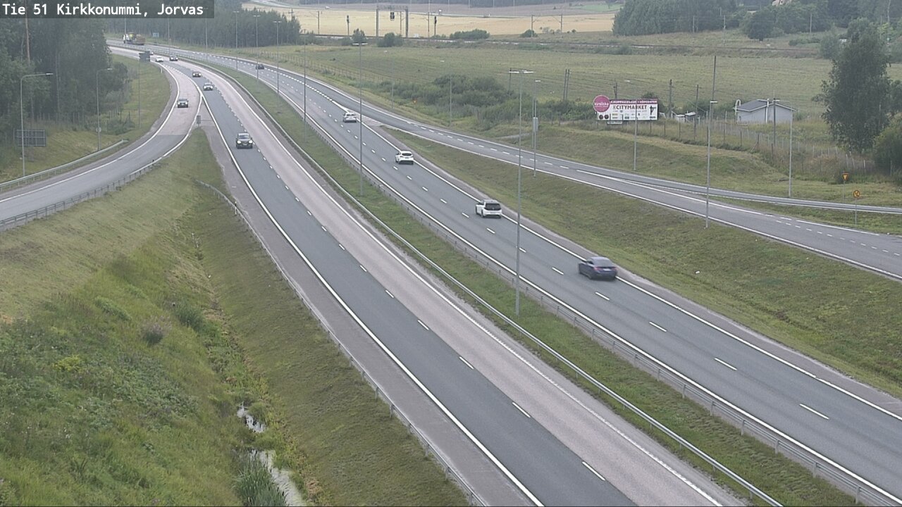 Weather Camera Image Road 51 Kirkkonummi, Jorvas, Kirkkonummi, Uusimaa