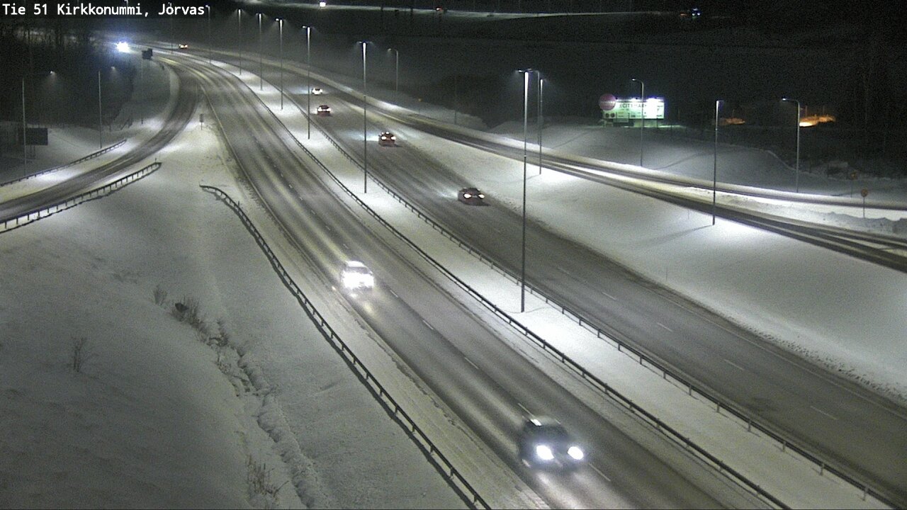 Weather Camera Image Väg 51 Kyrkslätt, Jorvas, Kirkkonummi, Uusimaa
