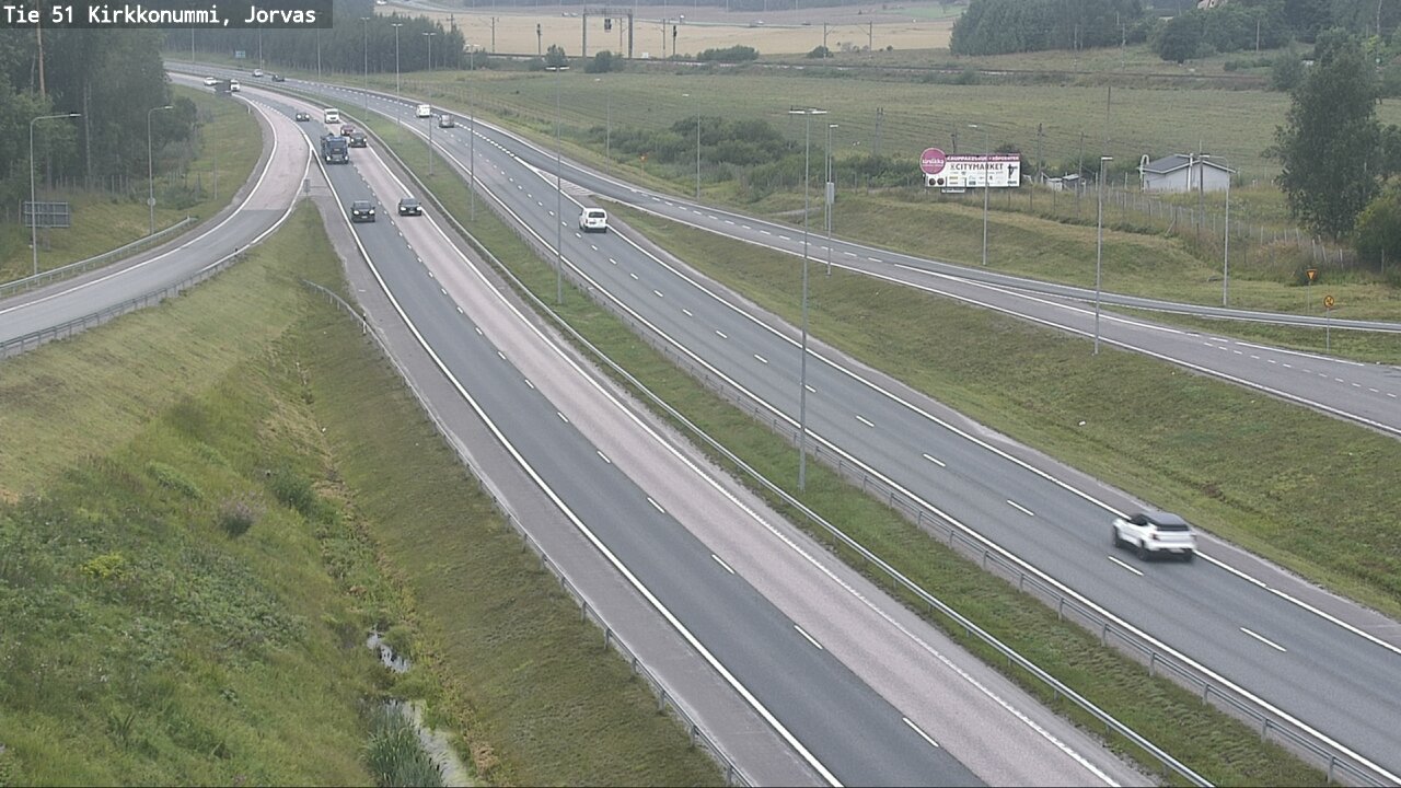 Weather Camera Image Road 51 Kirkkonummi, Jorvas, Kirkkonummi, Uusimaa