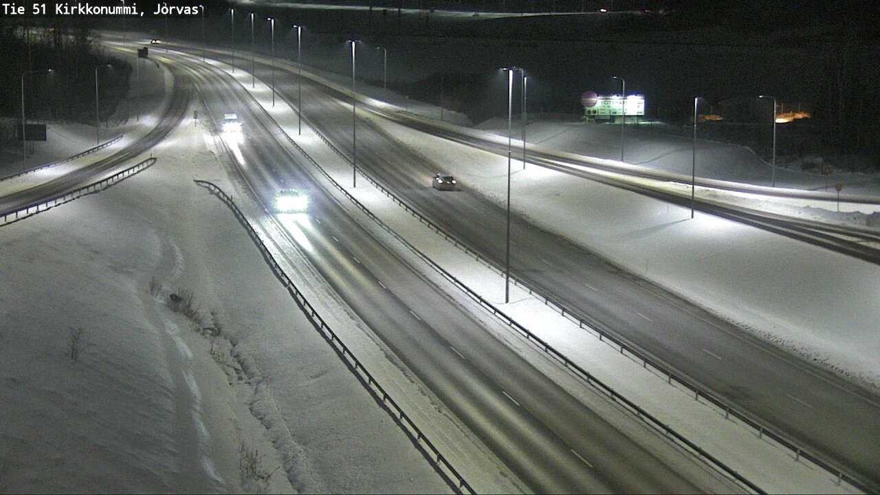 Weather Camera Image Väg 51 Kyrkslätt, Jorvas, Kirkkonummi, Uusimaa