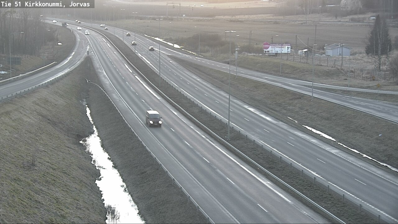 Weather Camera Image Road 51 Kirkkonummi, Jorvas, Kirkkonummi, Uusimaa