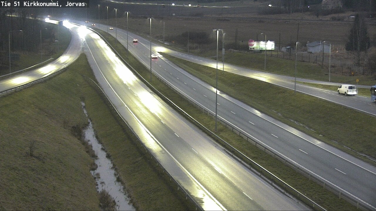 Weather Camera Image Väg 51 Kyrkslätt, Jorvas, Kirkkonummi, Uusimaa