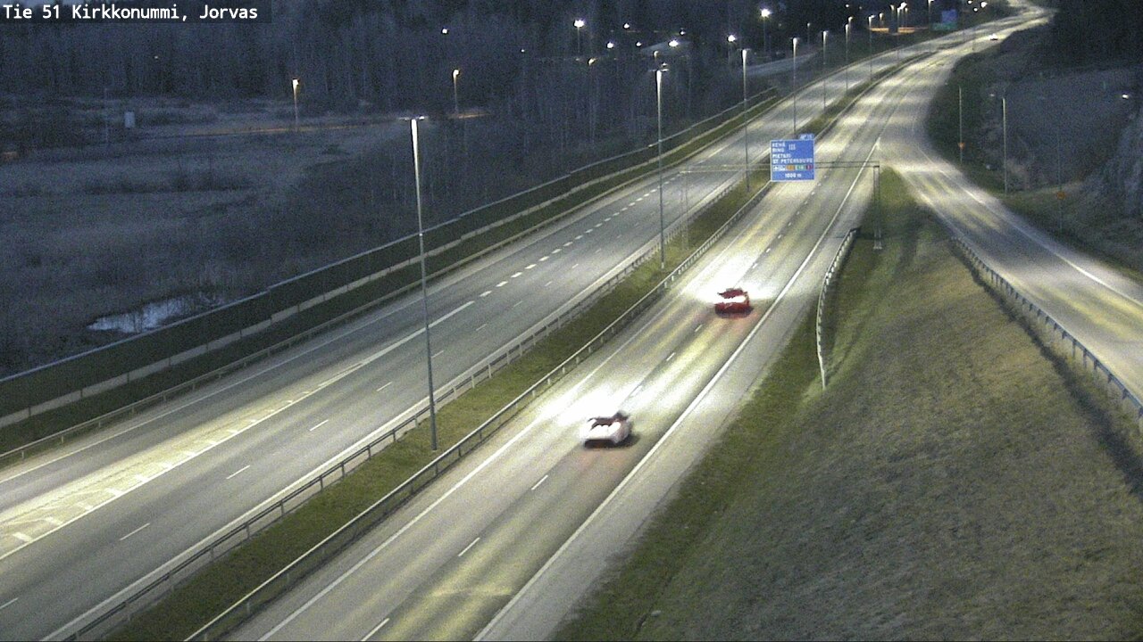 Weather Camera Image Road 51 Kirkkonummi, Jorvas, Kirkkonummi, Uusimaa