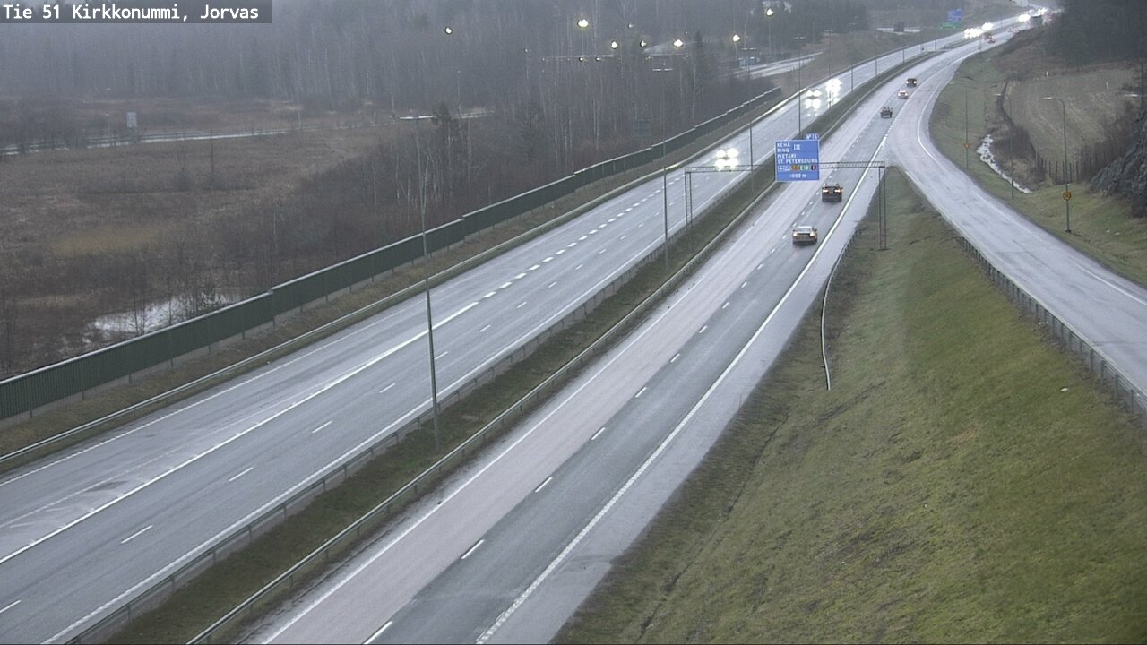 Weather Camera Image Väg 51 Kyrkslätt, Jorvas, Kirkkonummi, Uusimaa