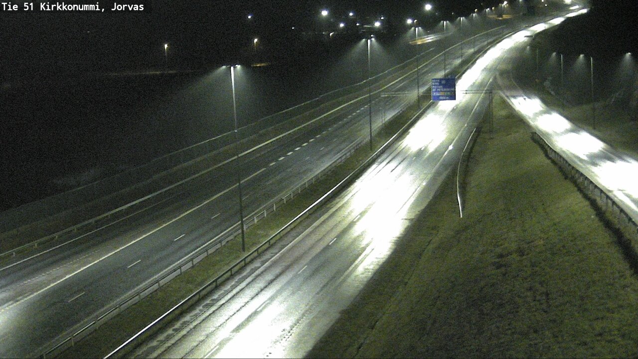 Weather Camera Image Väg 51 Kyrkslätt, Jorvas, Kirkkonummi, Uusimaa