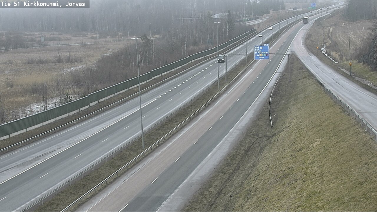 Weather Camera Image Road 51 Kirkkonummi, Jorvas, Kirkkonummi, Uusimaa