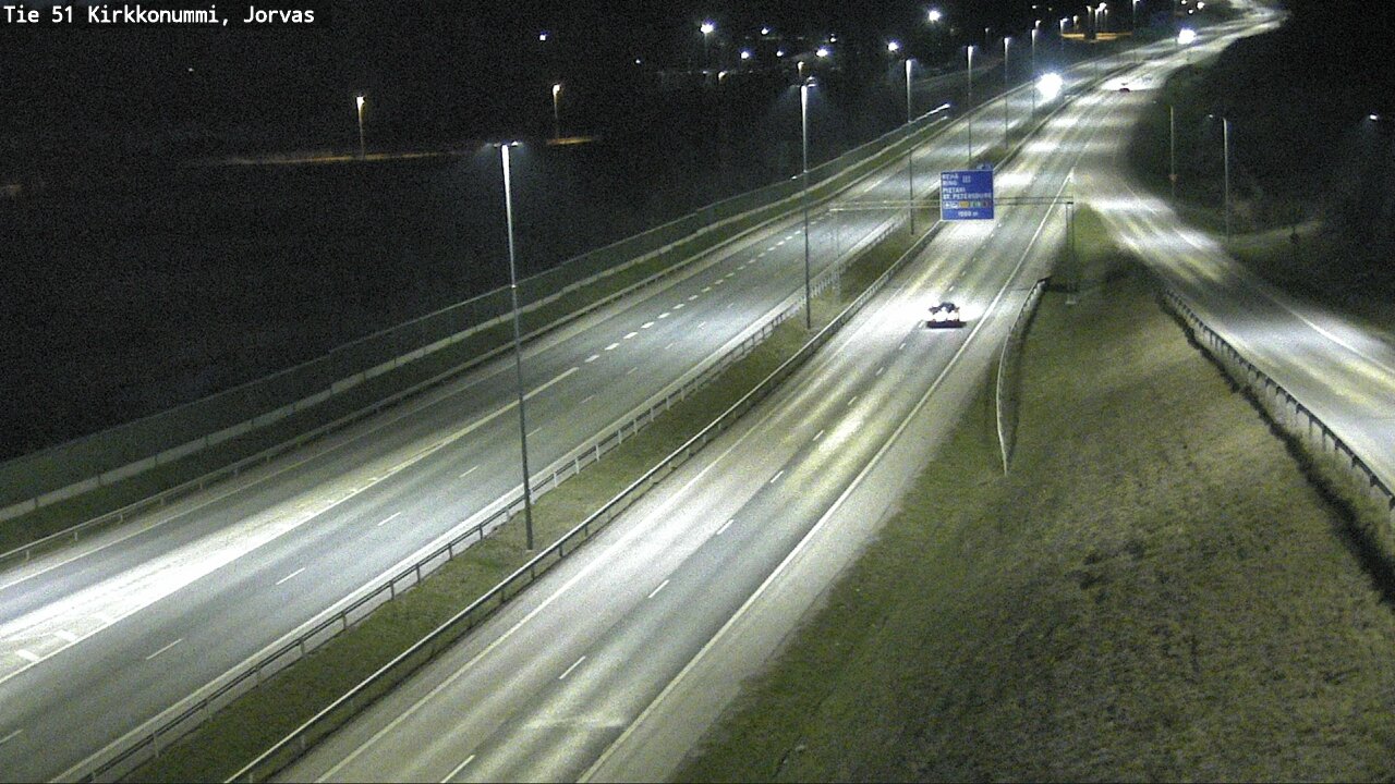 Weather Camera Image Road 51 Kirkkonummi, Jorvas, Kirkkonummi, Uusimaa
