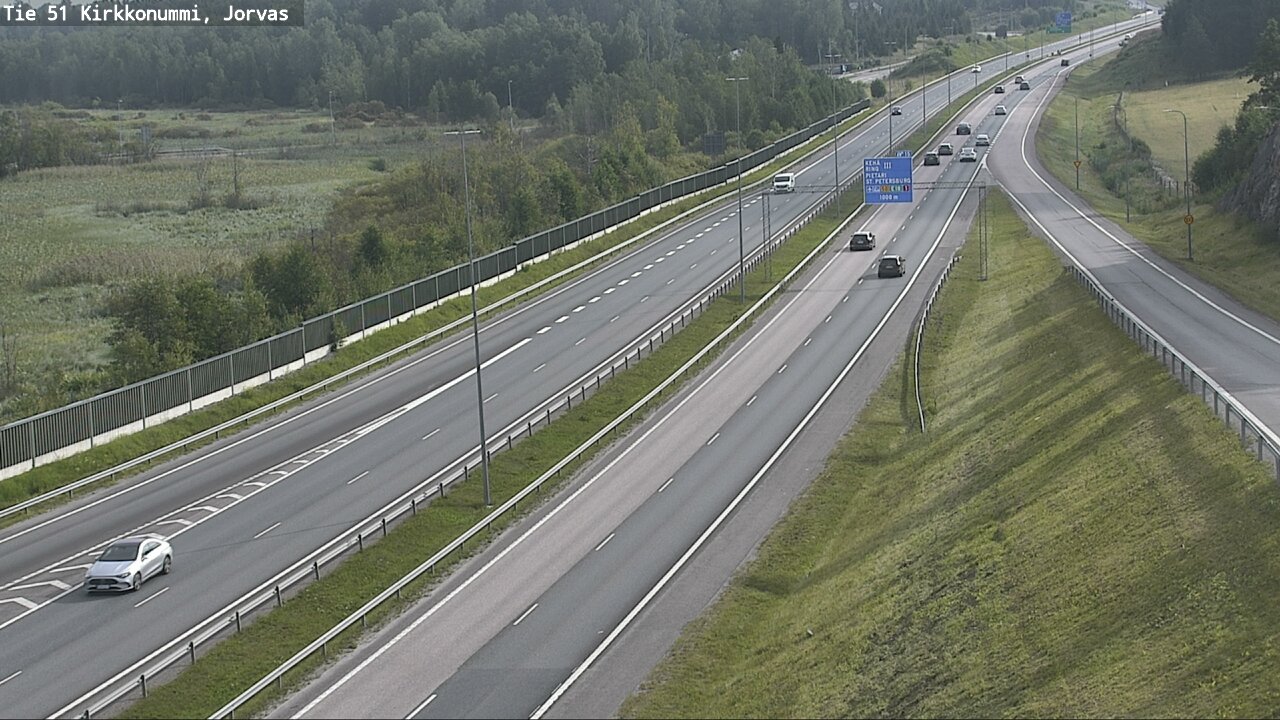 Weather Camera Image Road 51 Kirkkonummi, Jorvas, Kirkkonummi, Uusimaa