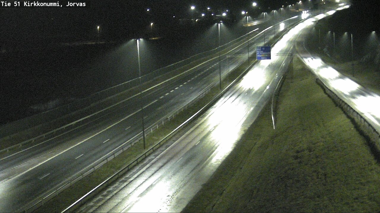 Weather Camera Image Väg 51 Kyrkslätt, Jorvas, Kirkkonummi, Uusimaa