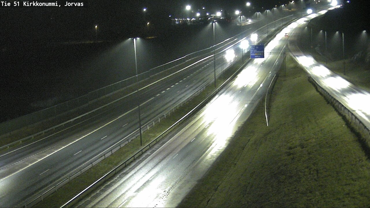 Weather Camera Image Väg 51 Kyrkslätt, Jorvas, Kirkkonummi, Uusimaa