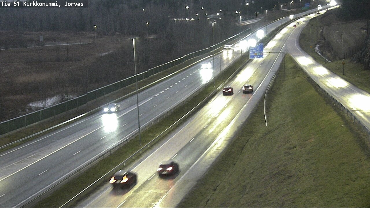 Weather Camera Image Road 51 Kirkkonummi, Jorvas, Kirkkonummi, Uusimaa