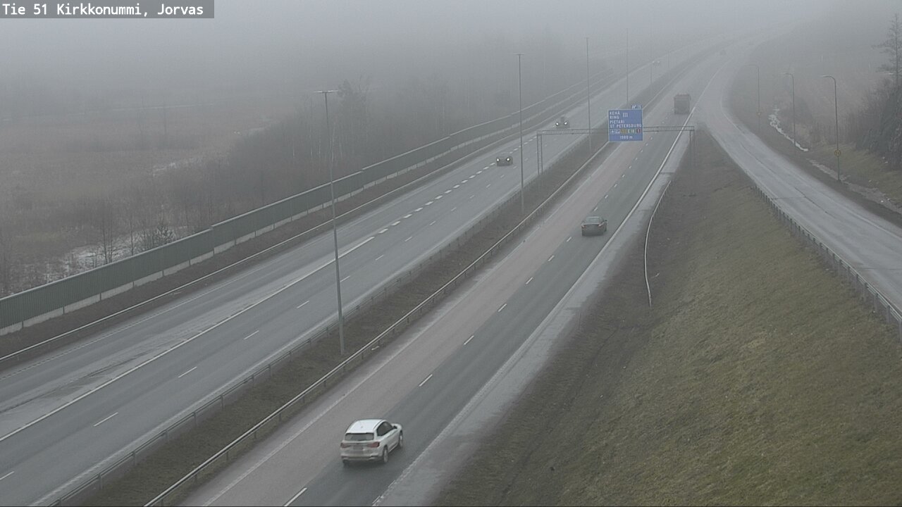 Weather Camera Image Road 51 Kirkkonummi, Jorvas, Kirkkonummi, Uusimaa
