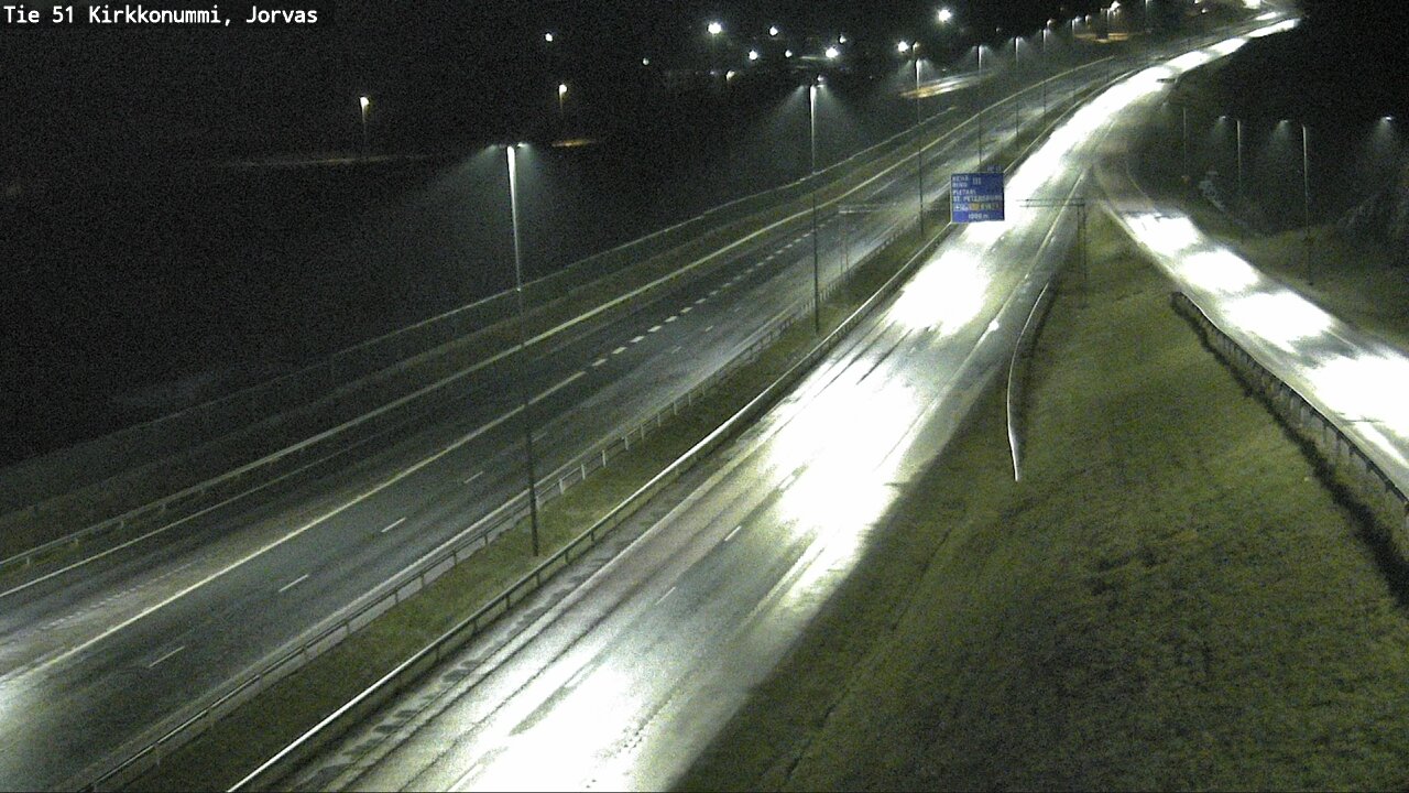 Weather Camera Image Väg 51 Kyrkslätt, Jorvas, Kirkkonummi, Uusimaa