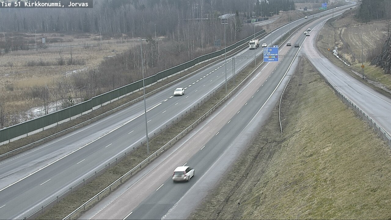 Weather Camera Image Road 51 Kirkkonummi, Jorvas, Kirkkonummi, Uusimaa