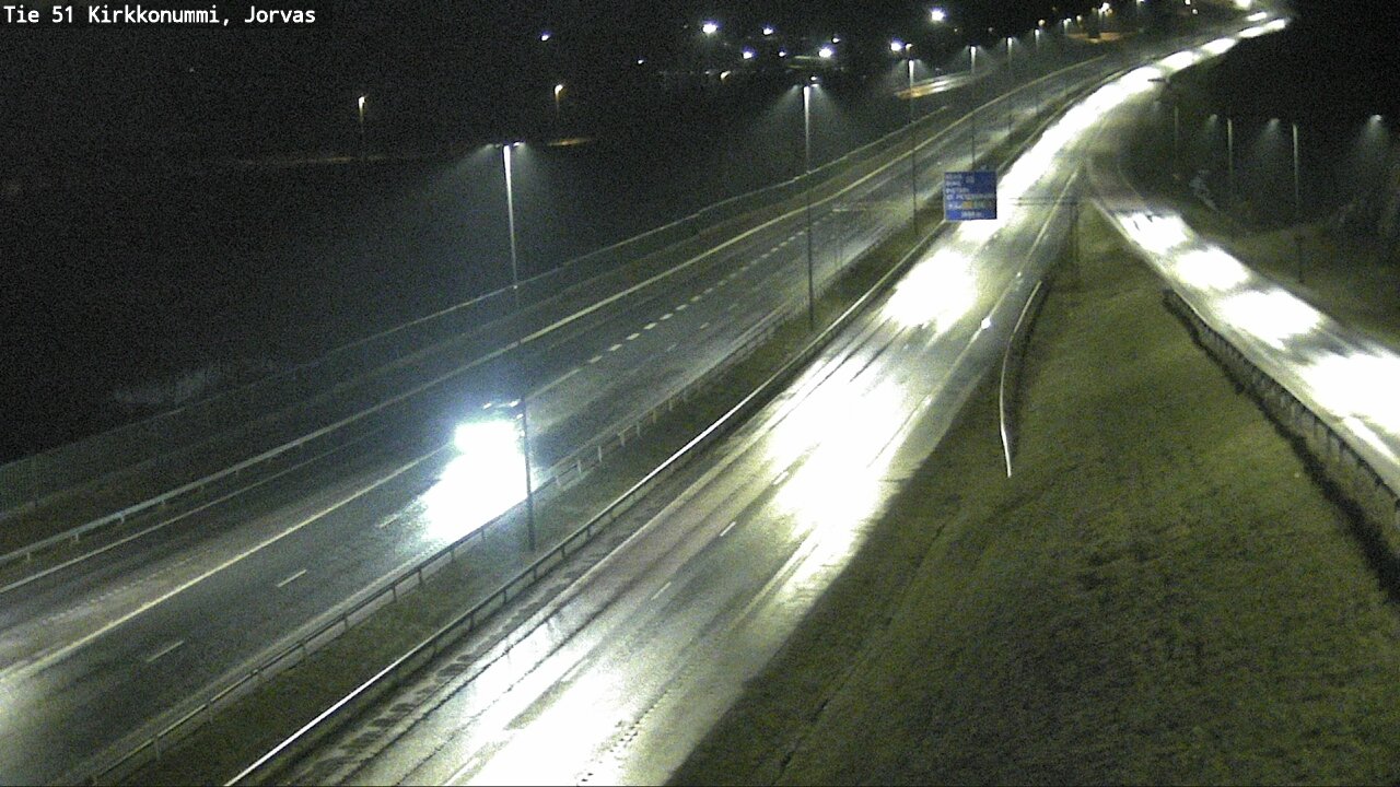 Weather Camera Image Väg 51 Kyrkslätt, Jorvas, Kirkkonummi, Uusimaa