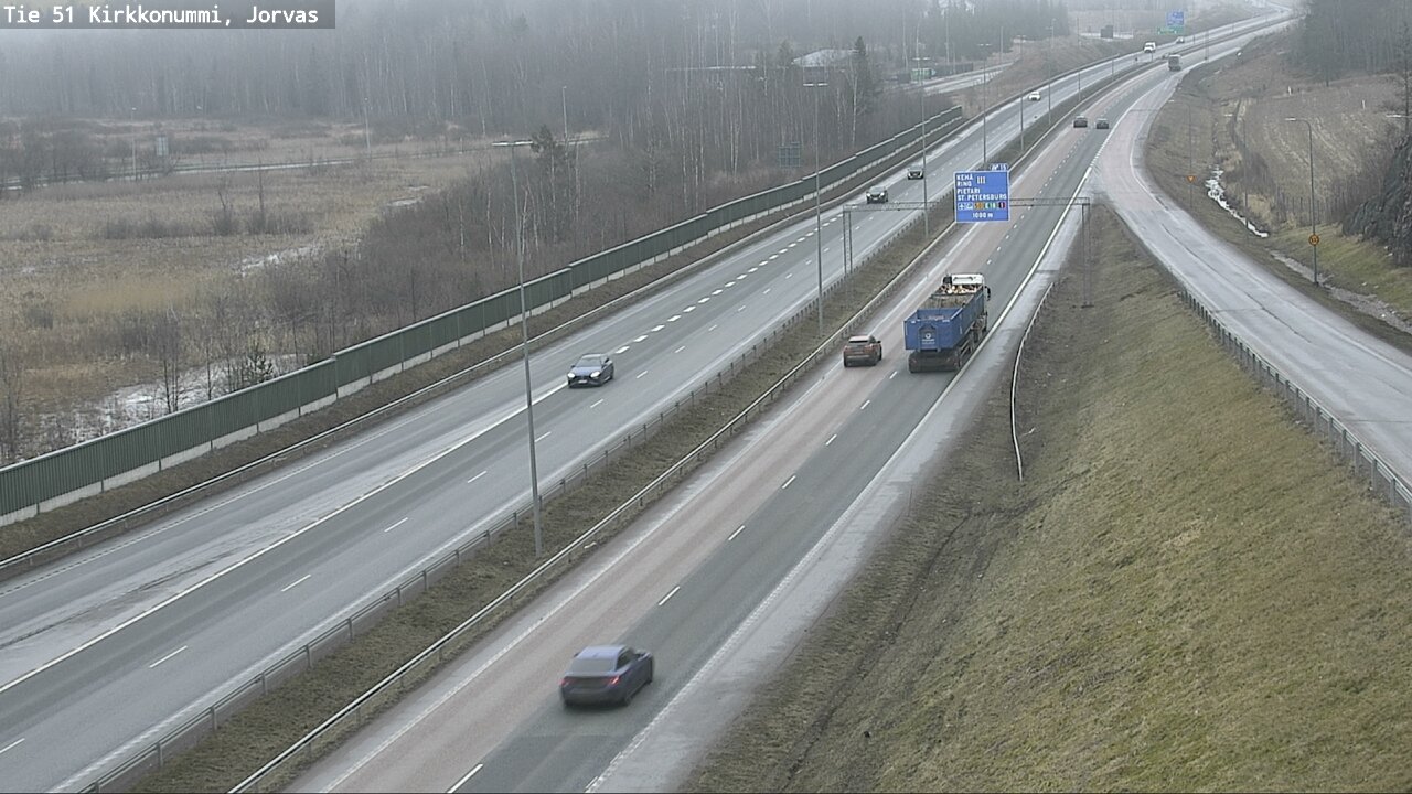 Weather Camera Image Road 51 Kirkkonummi, Jorvas, Kirkkonummi, Uusimaa