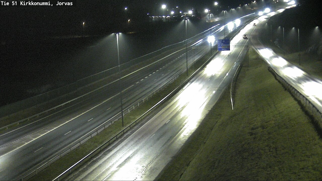 Weather Camera Image Väg 51 Kyrkslätt, Jorvas, Kirkkonummi, Uusimaa