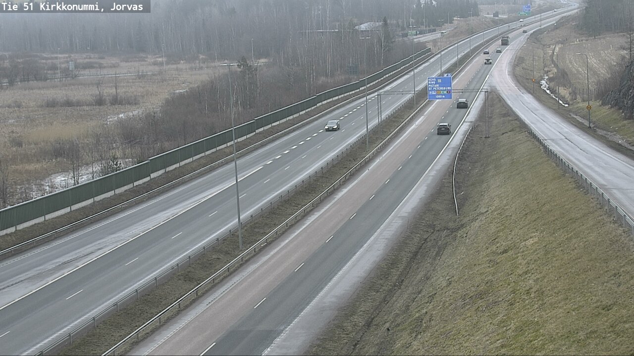 Weather Camera Image Road 51 Kirkkonummi, Jorvas, Kirkkonummi, Uusimaa