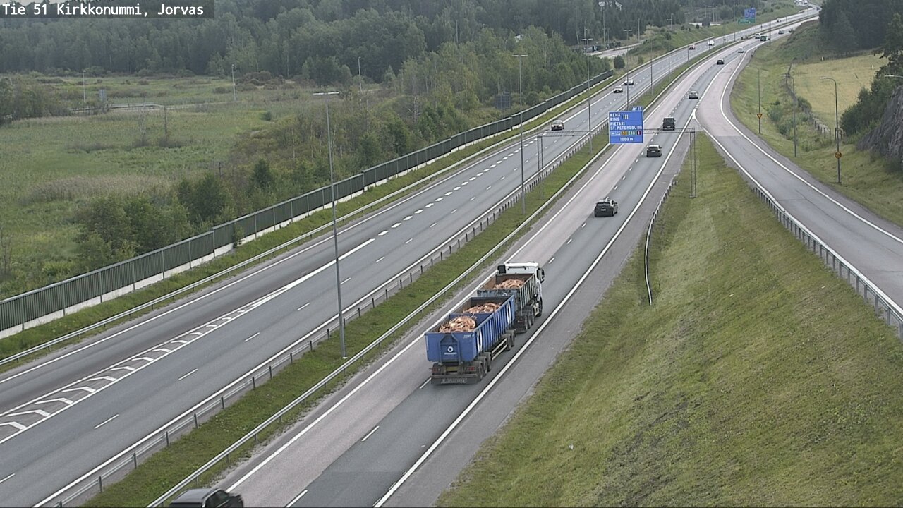 Weather Camera Image Road 51 Kirkkonummi, Jorvas, Kirkkonummi, Uusimaa