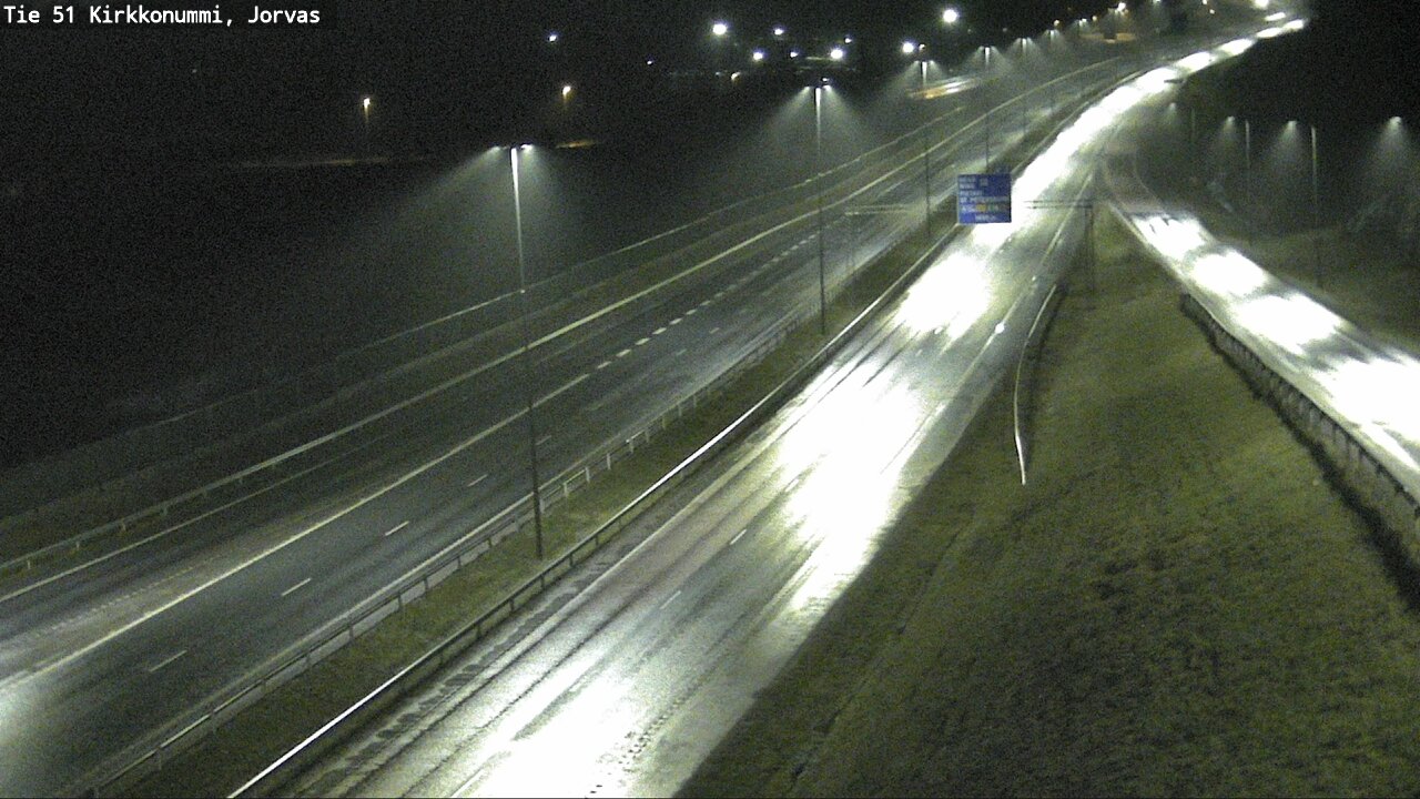 Weather Camera Image Väg 51 Kyrkslätt, Jorvas, Kirkkonummi, Uusimaa