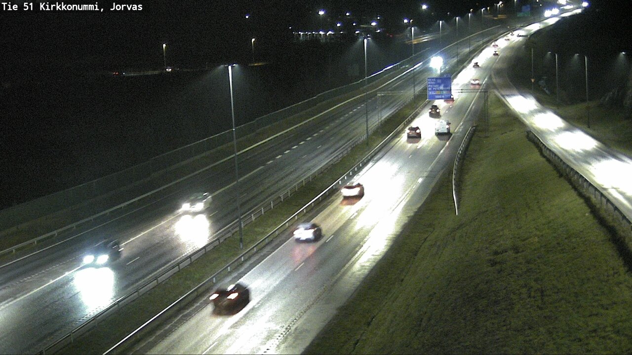 Weather Camera Image Road 51 Kirkkonummi, Jorvas, Kirkkonummi, Uusimaa