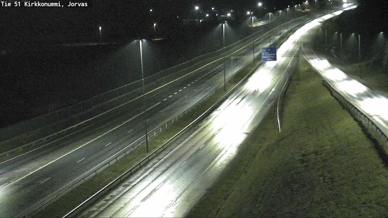 Weather Camera Image Väg 51 Kyrkslätt, Jorvas, Kirkkonummi, Uusimaa