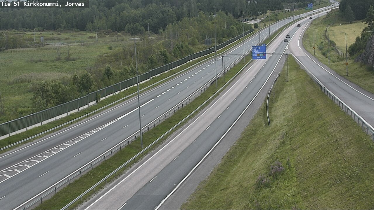 Weather Camera Image Väg 51 Kyrkslätt, Jorvas, Kirkkonummi, Uusimaa