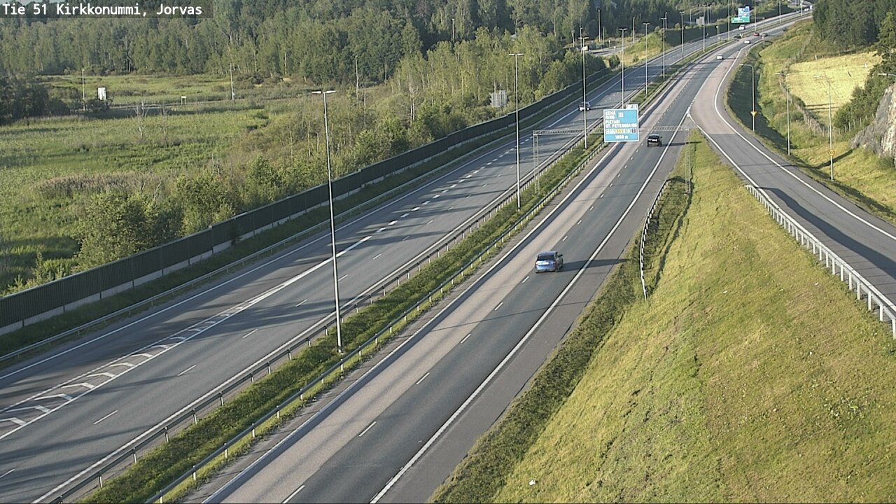 Weather Camera Image Väg 51 Kyrkslätt, Jorvas, Kirkkonummi, Uusimaa